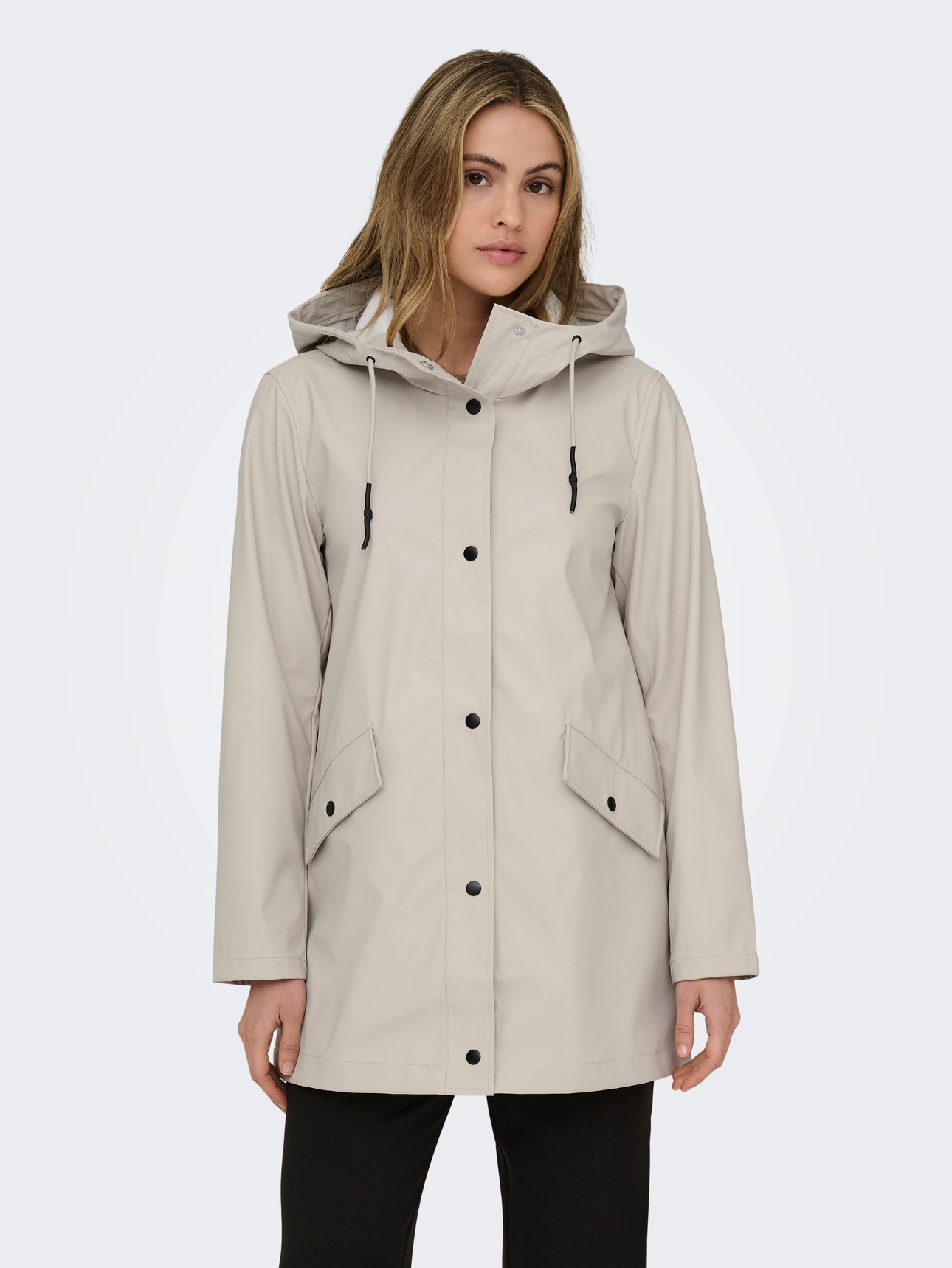 only-onlelisaraincoatotwnoos-gris